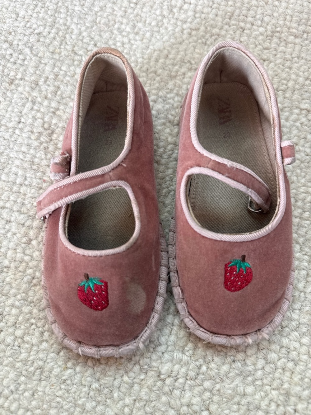 Zara Strawberry Espradrilles